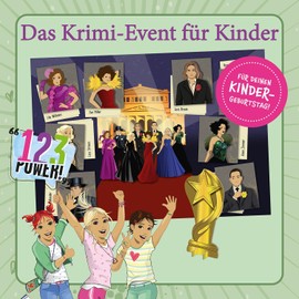 Kosmos 684303 Puzzle Party, Birthday Party Set Including Decoration, Celebrate with The Three Exclamation Marks and Solve the Case Together, Complete Set for Stress-Free Preparation