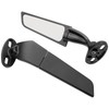 2pcs Motorcycle Wind Wing Mirror Multi Angle Adjustable Rotating Rear