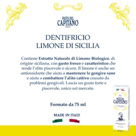 Pasta del Capitano Toothpaste Sicily Lemon (75 ml)