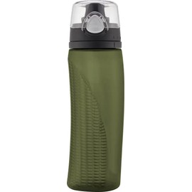Thermos 10953 Hydration Water Bottle with Meter, Olive Green, 710 ml