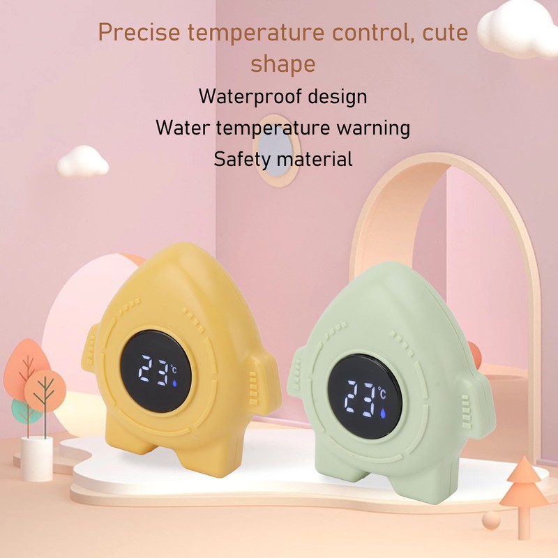 Baby Bath Thermometer Intelligence Electronic Digital Water Temperature Thermometer Yellow