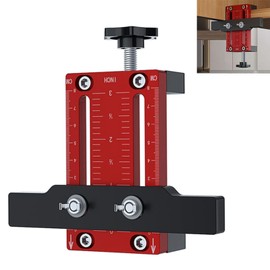 Cabinet Door Mounting Gauge, Adjustable Cabinet Hardware Template Mounting Template, Cabinet Gauge for Attaching Hinges for Cabinet Doors, Fits 2-1/2 Inch Thickness