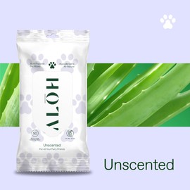 ALŌH Hypoallergenic | All-Natural | Multi-Purpose Pet Wipes, Unscented 50ct Wipes