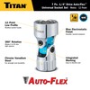 Titan 66840 7-Piece 1/4-Inch Drive Metric Auto Flex Universal Socket