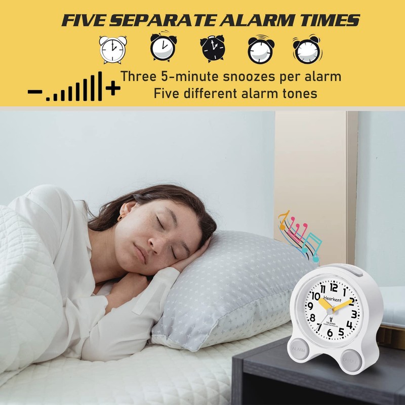 Hearkent Atomic Talking Clock Clear Voice Time and Date with