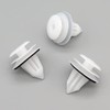 VVO Fasteners- White Plastic Interior Side Trim Clips for Toyota
