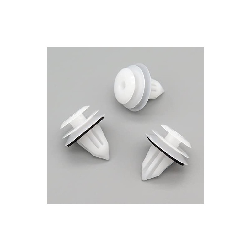 VVO Fasteners- White Plastic Interior Side Trim Clips for Toyota