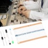 1565PCS Electronic Component Assorted Kit Capacitor LED Diode Transistor 1/4W