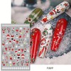 Christmas Nail Art Stickers Decals Santa Claus Nail Stickers 5Pcs
