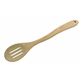 FACKELMANN Schlitzlöffel Buche, Holz, braun, 30 x 6 x 0,6 cm