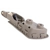 TRQ Front Right Interior Door Handle Gray Housing With Chrome
