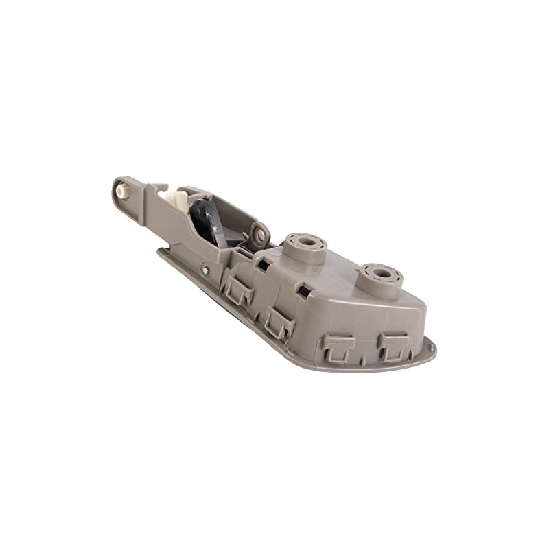 TRQ Front Right Interior Door Handle Gray Housing With Chrome