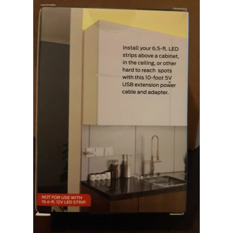 Monster Illuminessence 10' Flat Cable & Power Adapter for 6.5'