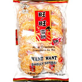 Want Want Shelly Senbei Rice Cracker Spicy Flavour 150g