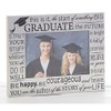 Gifts Satin Silver Graduation 6 x 4 Photo Frame - 60365