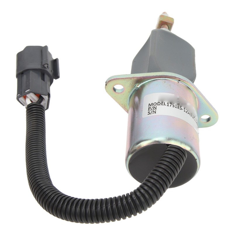 Fuel Shut Off Solenoid 1751ES‑12A3UC12B1S Engine Fuel Stop Solenoid for