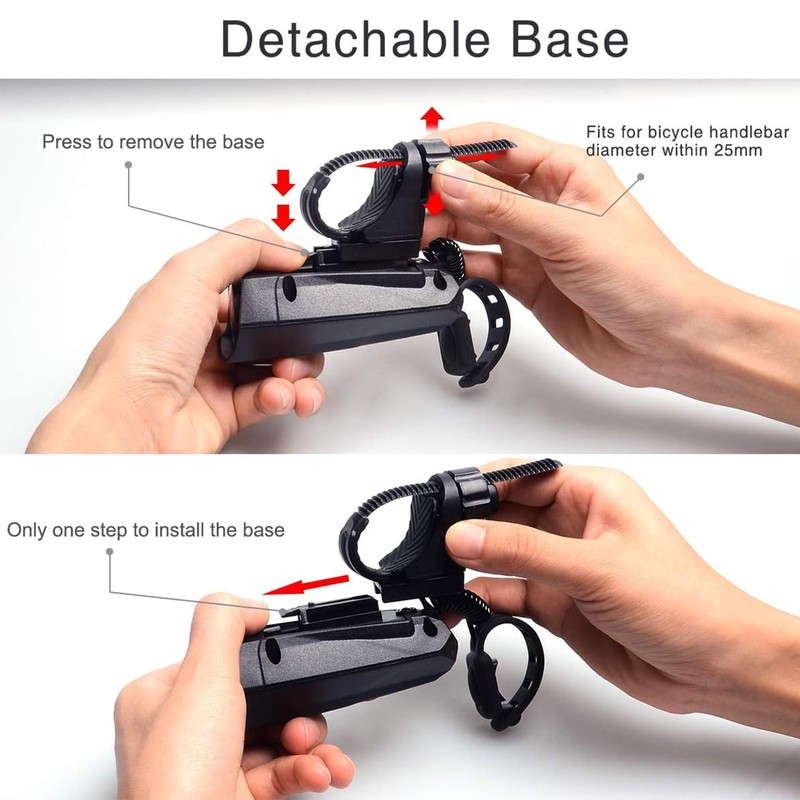 Electric Loud Bike Horn 5 Modes Electronic Cycling Horn Bicycle