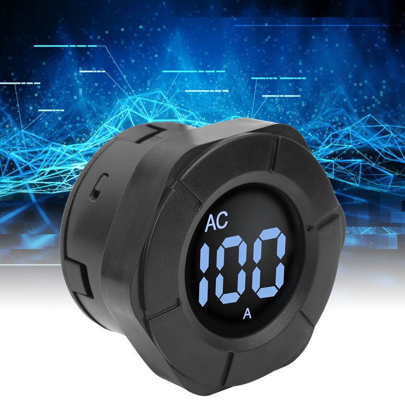 PZEM024A100A Round LCD AC Digital Ammeter Current Meter with SplitCore