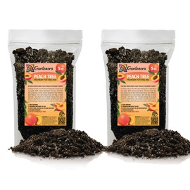 GARDENERA Premium Peach Potting Soil Mix - Perfect Balance of Nutrients, Drainage, and Aeration for Thriving Peach Trees - 10 QUARTS