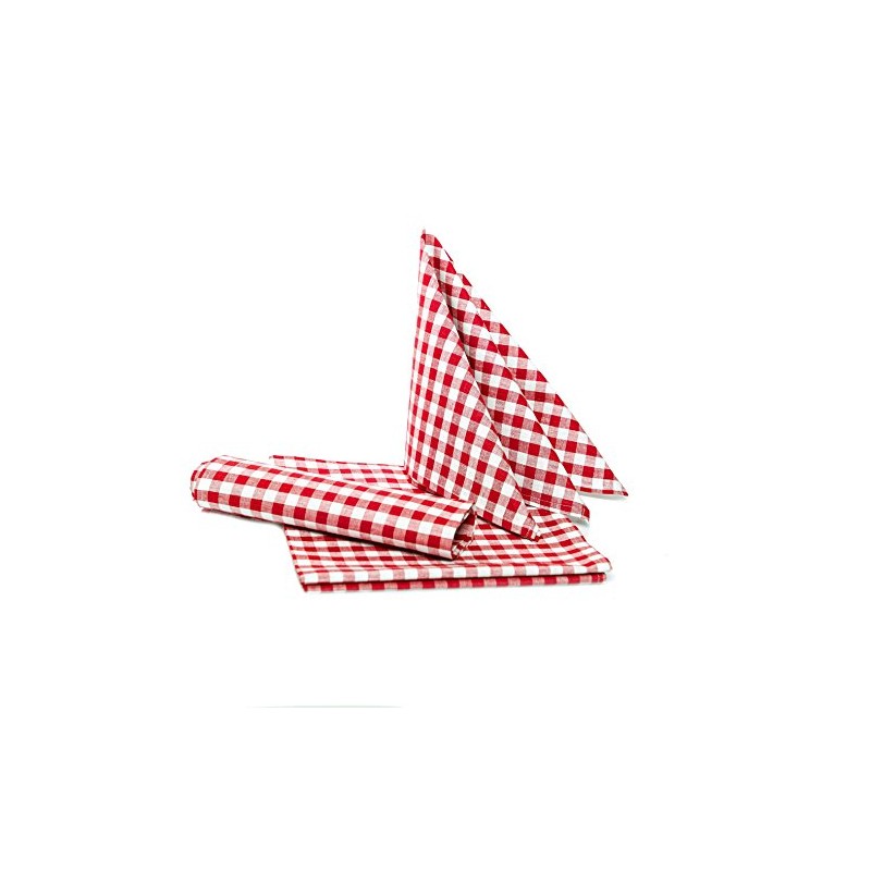 texpot TextilDepot24 Country House Tablecloth, Chequered, 100% Cotton, 30 x