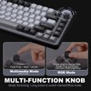 YUNZII B75 PRO Wireless Mechanical Keyboard,75% Layout with Knob,Hot Swap