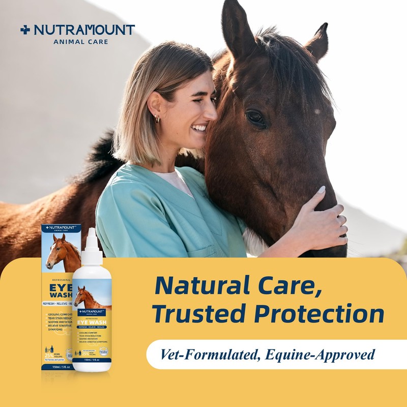 Nutramount Eye Wash for Horses and Ponies 150ML/5 fl. oz