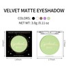 Erinde Single Green Eyeshadow Palette, Nude Shades Green Matte Eyeshadow