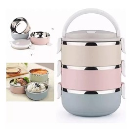 Tenswall Toper Termico De 3 Pisos Lunch Box Fiambrera Escuela Oficina