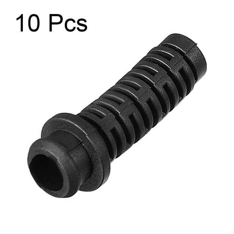 sourcing map Pack of 10 PVC Strain Relief Cable Kink