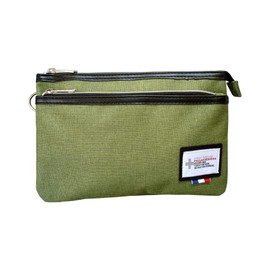 Sacoche 9155 Waist Bag, 3-layer Construction, Bag-in-bag Type - green -