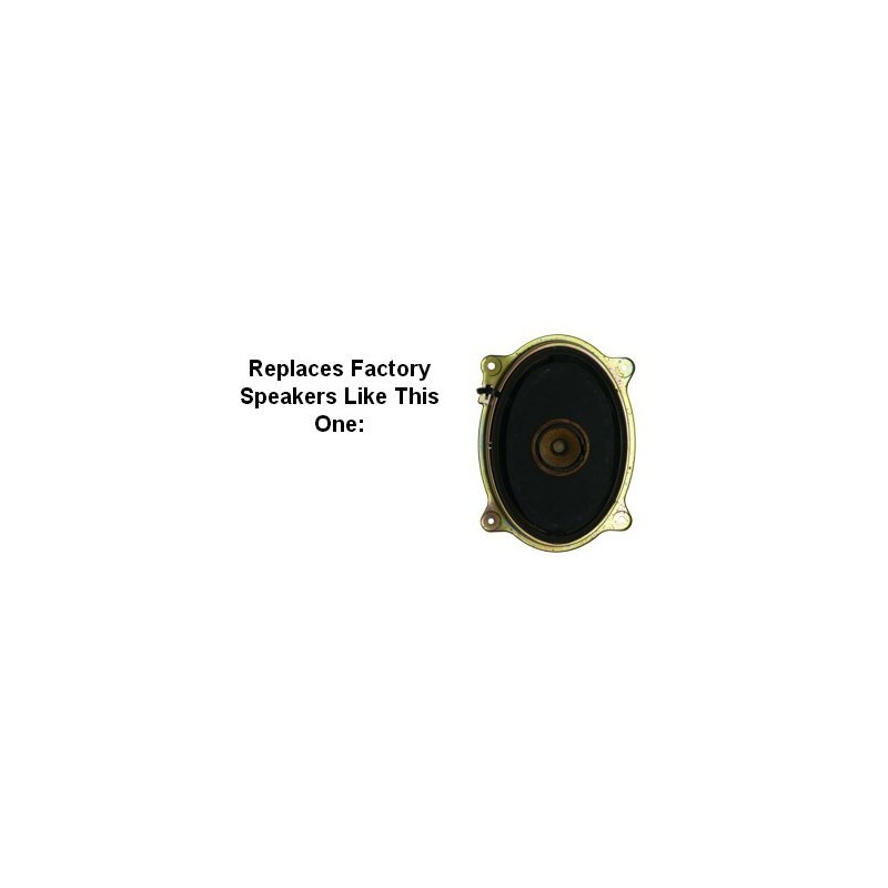 Rear Deck 6.5" 6 1/2" Speaker Adapter Spacer Rings -