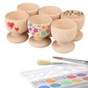 Nicear Set Of 6 Wooden Egg Cups Egg Cups For
