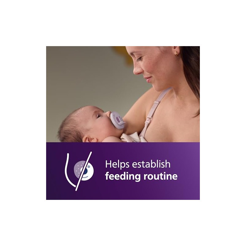 Philips Avent Soothie Chupetes ortodónticos para bebés, chupetes 100% silicona,