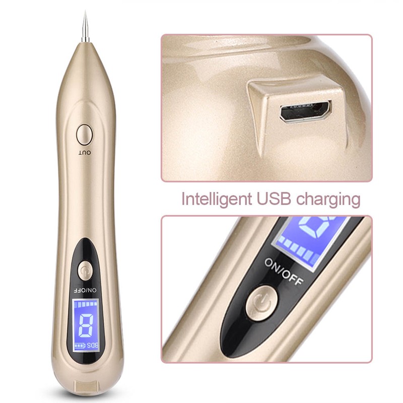 LCD Screen Spot Removal Pen USB Freckle Spot Mole Tattoo