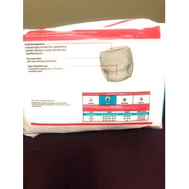 Cardinal 16053101 Sure Care Plus Adult Heavy Absorbent Underwear, White - Medium - Pack of 20