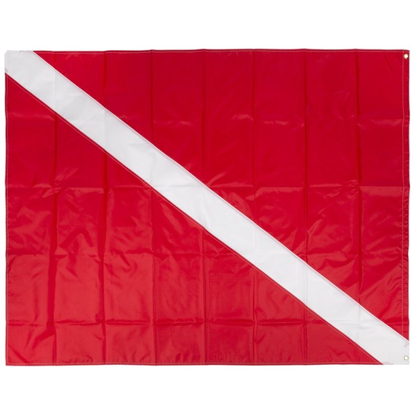Trident 48 x 60 Inch Diver Down Flag, Multi Panel Construction (with Grommets)