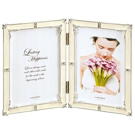 LADONNA MJ62-PD-WH Picture Frame, White 070930