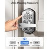 TEEHO Keypad Door Lock with Handle: Keyless Entry Door Lock