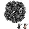 CKE 50 Pack 1/4" Black Angle Beveled Washers for Cable