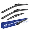 EMITHSUN® Windshield Wipers Replacement for Smart Fortwo 2-Door 2018 2017