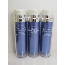 L'Oréal L'OREAL COLLAGEN REMODELER CONTOURING MOISTURIZER NIGHT LOTION 1.7 OZ LOT OF 3