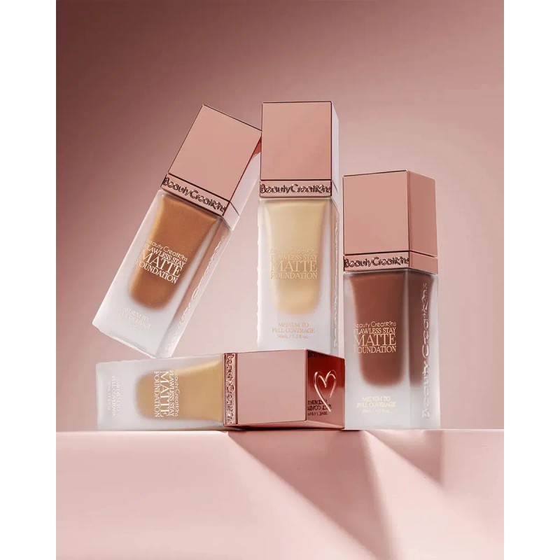Beauty Creations - Flawless Stay Base Líquida Mate 24h