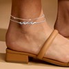 Gkmamrg Fußkettchen für Damen - Fussketten für Frauen - Welle