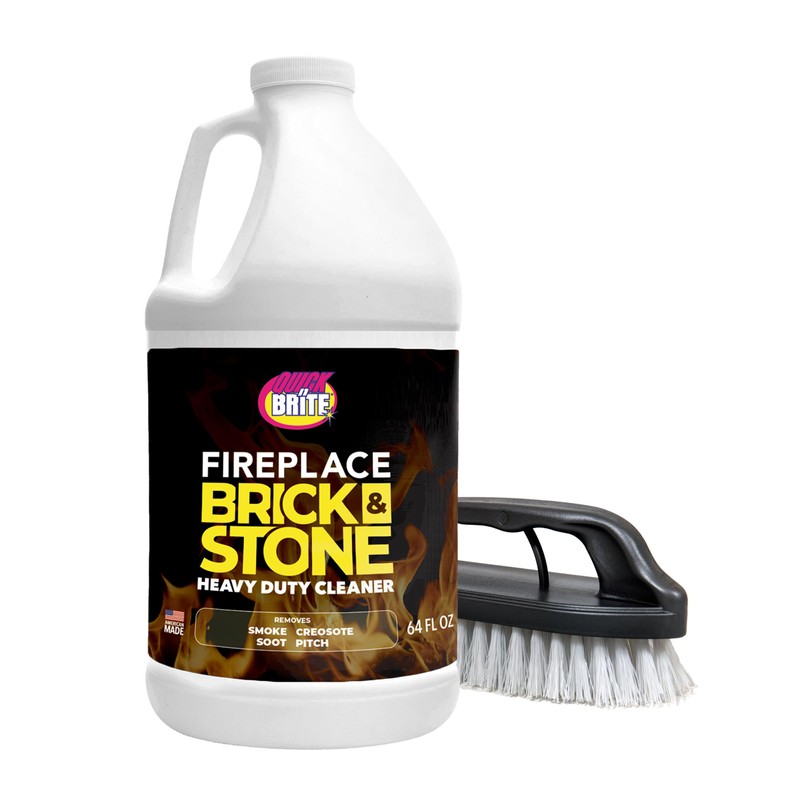 Quick 'n Brite Fireplace Brick and Stone Cleaner 64oz -