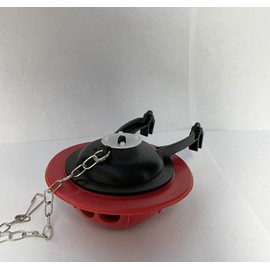 TOTO Style THU253S/THU277S/THU500S Flapper - FITS ALL 3 Inch Flush Valve Tanks, Rubber Toilet Tank Flap with Chain and Hook, Also Fits THU138S, THU175S, THU331S, THU140S, THU299S, THU253S