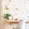 Terrazzo Wall Decals - Irregular Pattern Geometric Stones Sticker, Modern
