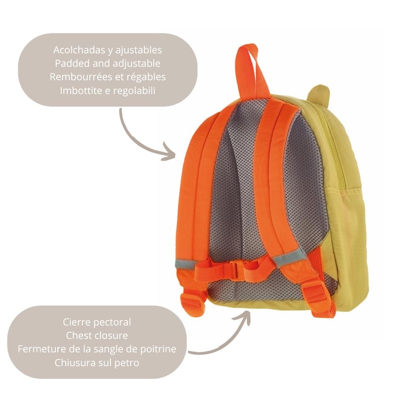 Jané Backpack Mochila Infantil, Cierre Pectoral y Asas Acolchadas, Mochila