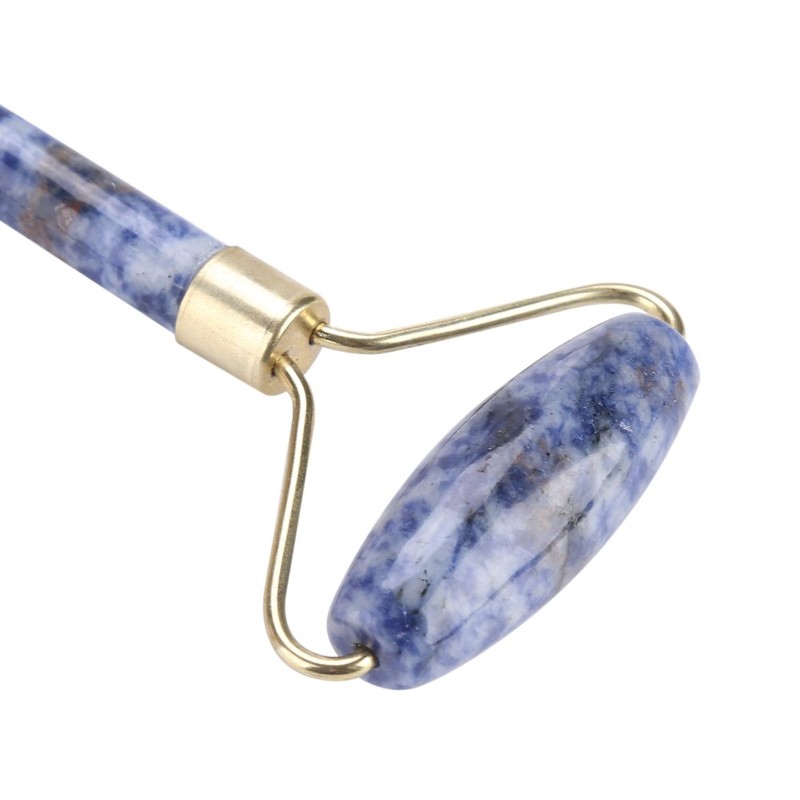 Jade Roller Facial Toner, Natural Double Head Beauty Face Roller