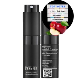 PICKN BUY Luxury Perfume for Women 0.34 Fl oz, Scent Compatible to Romance Perfume, Made in USA, Long-Lasting Spray Comes in Refilable Bottle