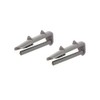 Pack of 2 Plastic End Caps Rail Stop Compatible with